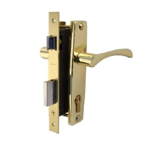 Замок врезной APECS 1323/60 G золото