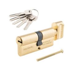 Цилиндровый механизм с вертушкой APECS SM-68 (31C/37)-C G золото