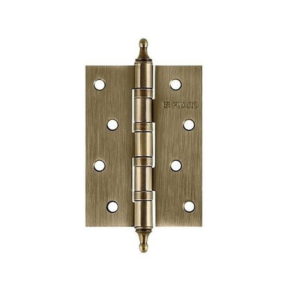 Петля дверная универсальная FUARO 4BB/A/BL 100x75x2,5 AB бронза /30965/ (1 шт)