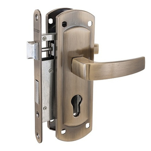 Замок врезной АЛЛЮР ЗВ4-1/55А (автомат) AB ст.бронза