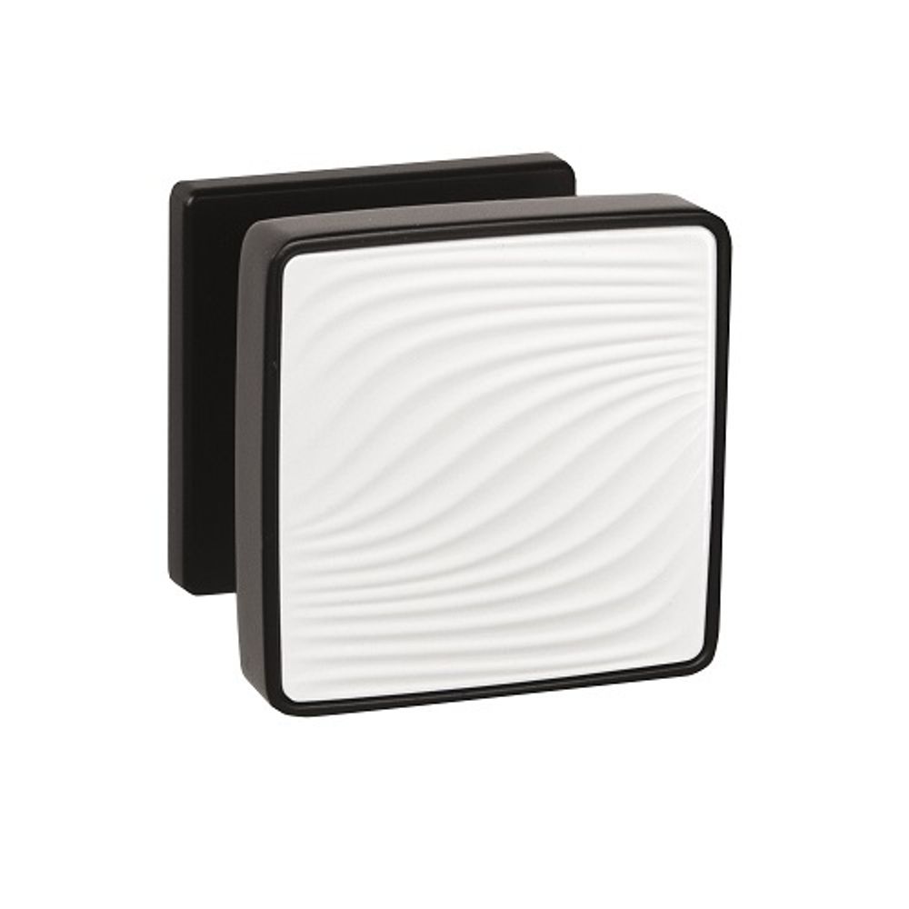 Ручка раздельная PUNTO GIPNOZ EST.Q52 BL/WH-24 черный/белый /60421/