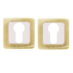 Накладка цилиндровая АЛЛЮР АРТ ET-S1 SB/PB мат.золото/золото