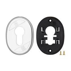 Накладка на цилиндр овальная MOTTURA 95.397 (хром), 1 шт /2051/