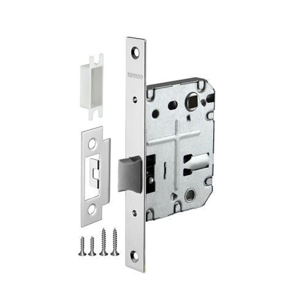 Защелка врезная FUARO P72-50 CP хром /33601/