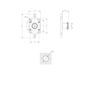 Замок мебельный 1688-22 С