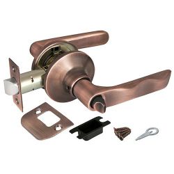 Ручка защелка PUNTO 6024 AC-B (фик.) медь /36811/