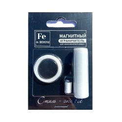 Упор дверной скрытый магнитный FeROOM RAL 9003 (белый)