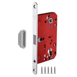 Защелка врезная магнитная под цилиндр FUARO M85C-50/BL INOX CP хром /60287/