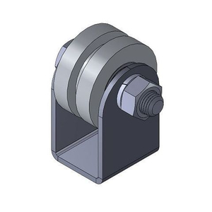 Ролик металл d-50 под полосу на платформе