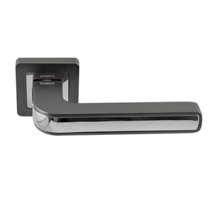 Ручка дверная PALLINI "Токио" PAL-126-RS SBN/NP (матовый черный никель/полированный никель)