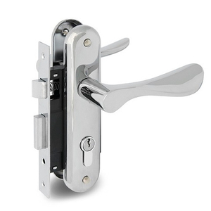 Замок врезной с ручками PALLADIUM ЗВ-AL 1618 CP хром