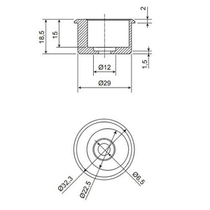 Эксцентрик APECS AE-01-29/23-A-M