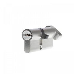 Цилиндровый механизм с вертушкой DOORLOCK V K2300AB N серия Variant 70мм (35x35) никель 5 кл.