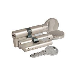Цилиндровый механизм с вертушкой KALE KILIT 164 SM/70 (30+10+30) никель
