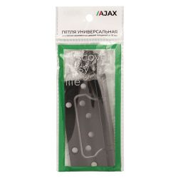 Петля универсальная без врезки AJAX 100/P-2B 100x2,3 GR графит /58223/ (1 шт)