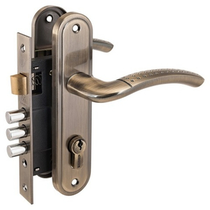 Замок врезной АЛЛЮР 132/3-61A AB ст.бронза