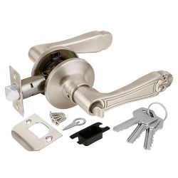 Ручка защелка PUNTO 6037 SN-E (кл./фик.) мат.никель /36899/