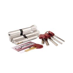 Цилиндровый механизм с вертушкой MOTTURA DPC1F5151 S3 (102 мм/46+10+46) 5+1 никель /35381/