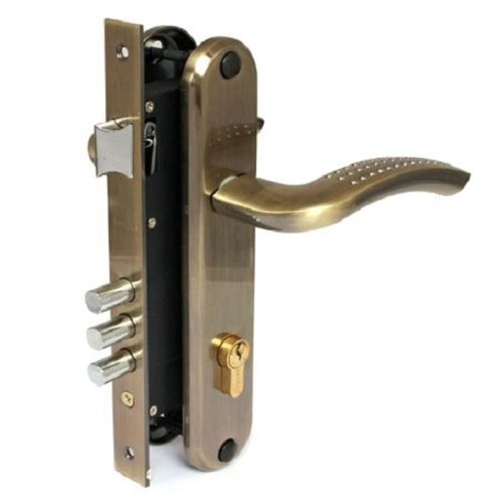 Замок врезной APECS 2227/60 AB бронза