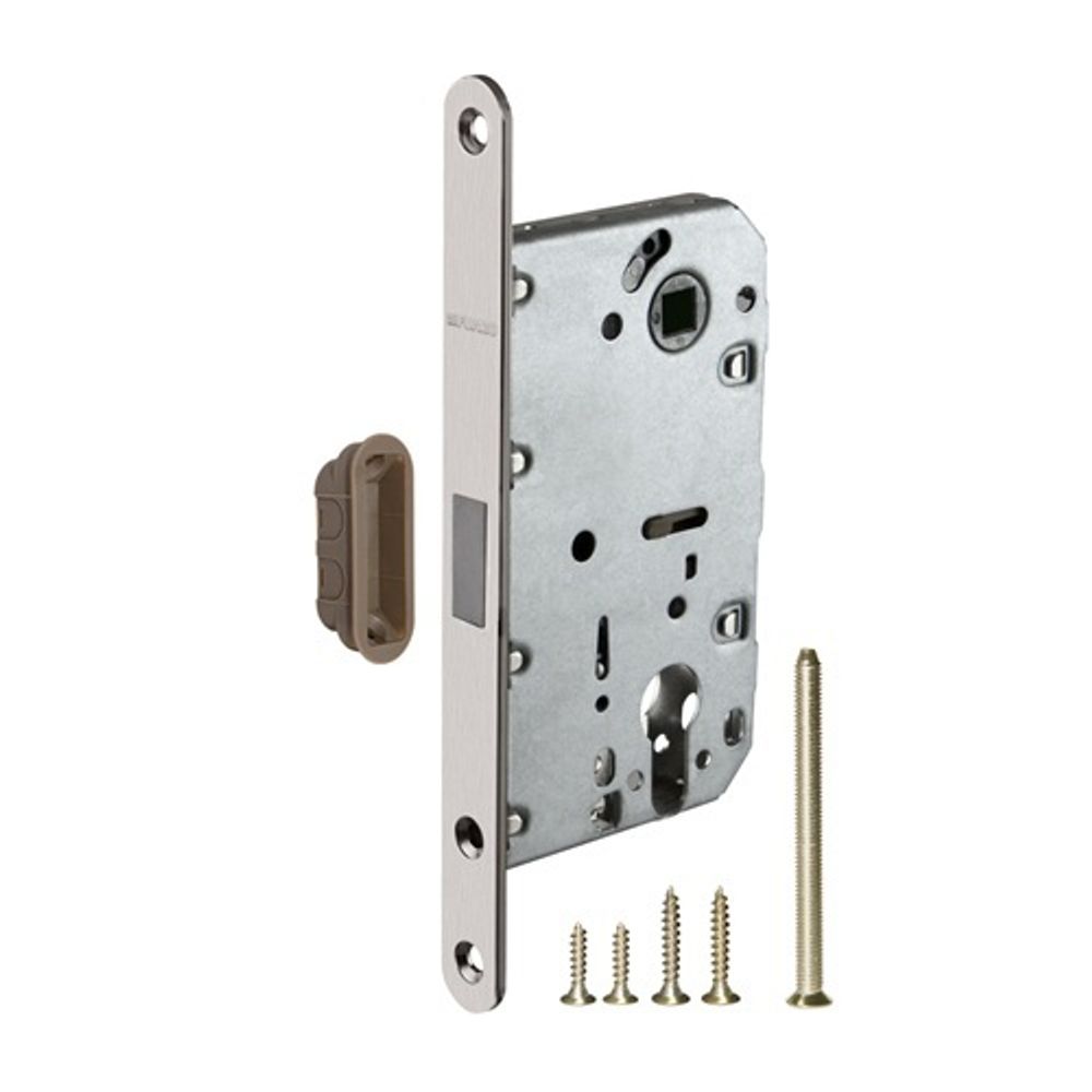 Защелка магнитная под цилиндр FUARO M85C-50 SN мат.никель /42789/