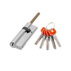 Цилиндровый механизм со штоком FUARO D-PROTERM507/100 (65+10+25) термошток 8х65мм ХРОМ 5 кл. /48955/