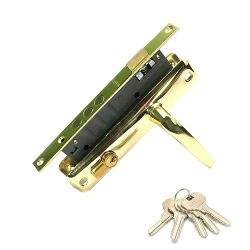 Замок врезной APECS 1524/60 G золото