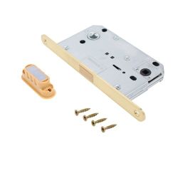 Замок врезной АЛЛЮР АРТ 5300-MC-WC SB мат.золото