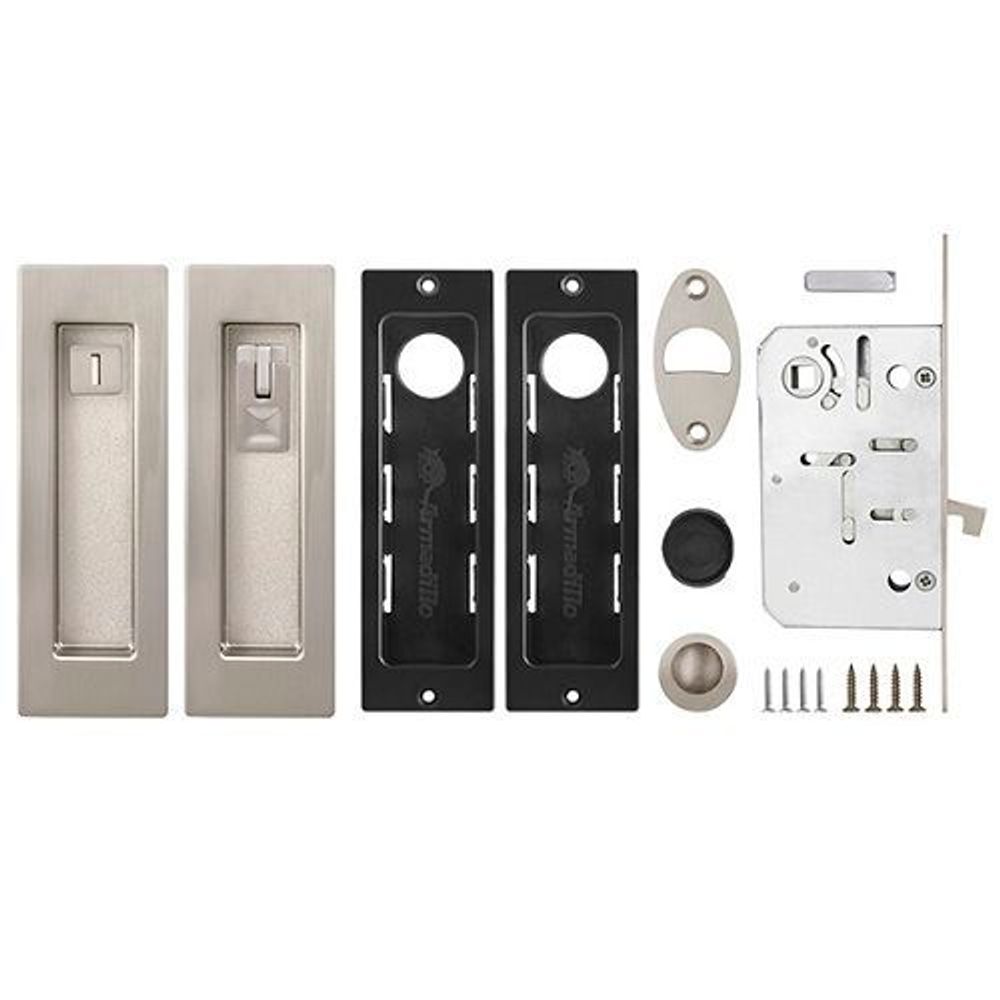Набор для раздвижных дверей ARMADILLO SH011 URB SN-3 мат.никель /35767/