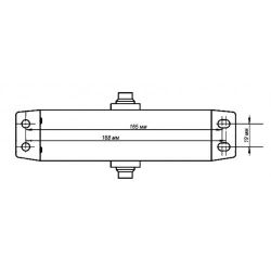 Доводчик дверной NOTEDO DC-090 HO white белый (60-130 кг)