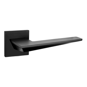 Ручка дверная RENZ SLIM 320-03 B "Кроне" (черный)