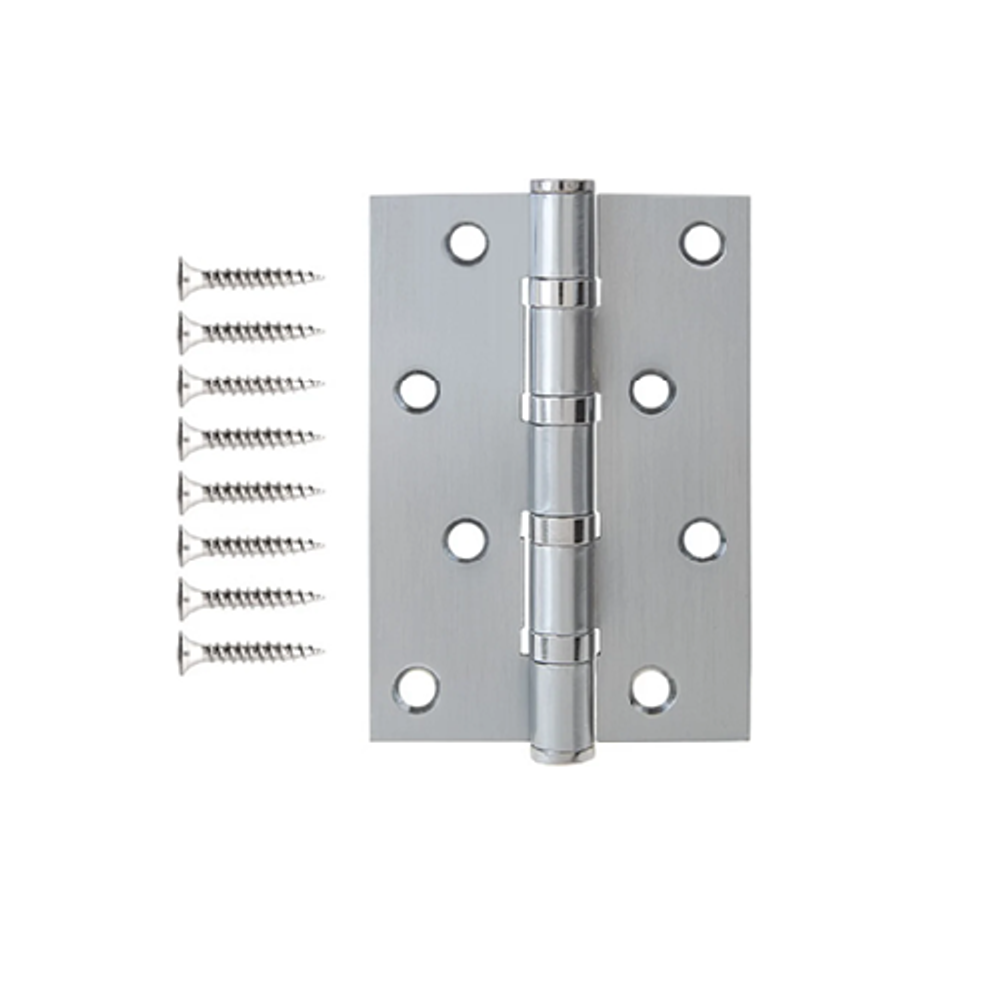 Петля врезная Code Deco 100x70x2,5-B4-CRM хром матовый