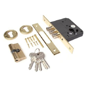 Замок врезной APECS 91/60 G золото