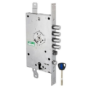 Замок врезной двухсистемный MOTTURA 3D KEY 3D.787 S (левый), ключ 40 мм /40237/