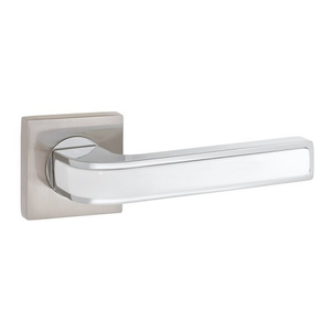 Ручка раздельная VETTORE R06.115 CP/WH хром/белый