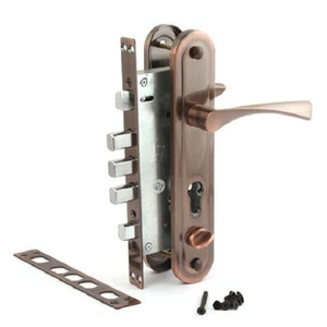 Замок врезной APECS T-0523-C AC R медь правый