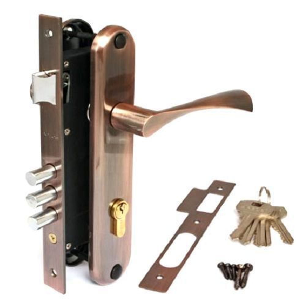 Замок врезной APECS 2223/60 AC медь