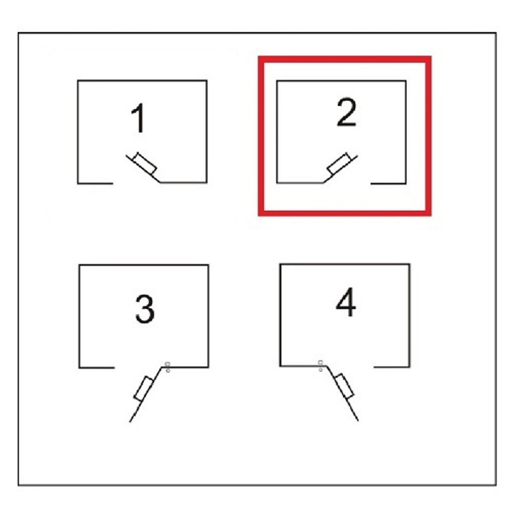 Замок накладной эл/мех. LOGOLINE 730.60.2 (дверь левая, открывается внутрь)