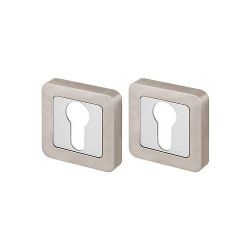 Накладка под цилиндр FUARO ET XM SN/CP-3 мат.никель/хром /39919/