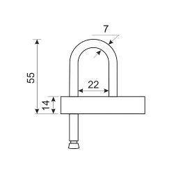 Эскиз замка АЛЛЮР ВС-3КА