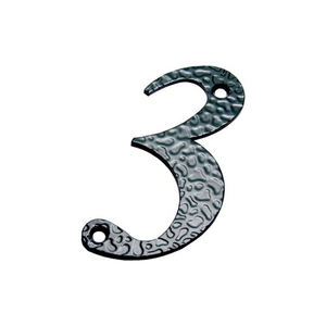 Цифра дверная НОЭЗ 3-110-S черный