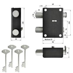 Замок накладной РИФ 1