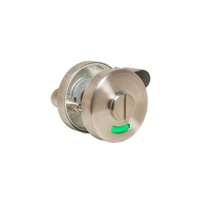 Ручка поворотная FUARO DSS-button-BK8 INOX 304 (нержавейка 304) c индикатором /47251/