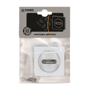 Накладка под сувальдный ключ FUARO SC KM SN/CP-3 мат.никель/хром /34357/ (1 шт)