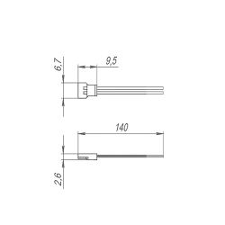 Кабель питания ARMADILLO PC.RT01.08 /43927/