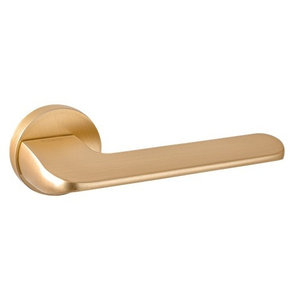 Ручка дверная RENZ 319-06 SSG "Мерано" (золото матовое сатинированное)