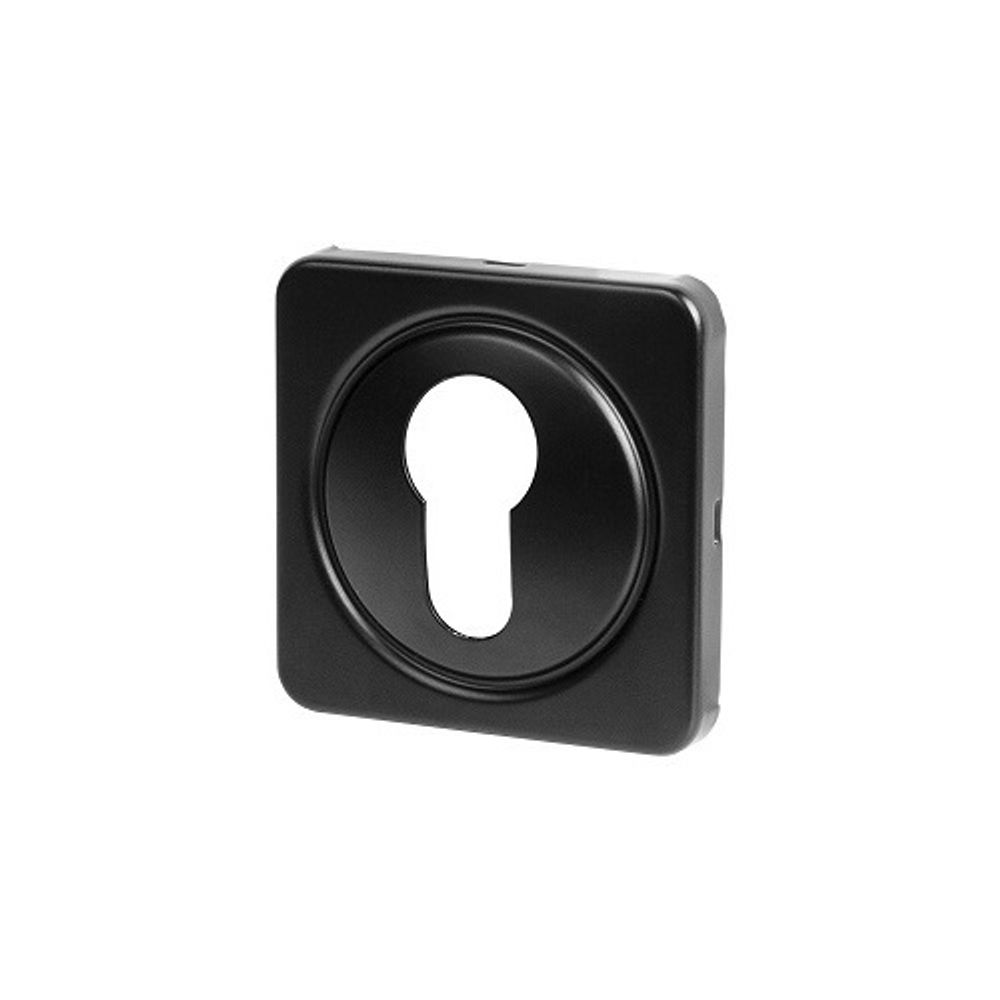 Накладка под цилиндр FUARO ESC-62 MSC BL-24 черный /49741/ (1шт.)