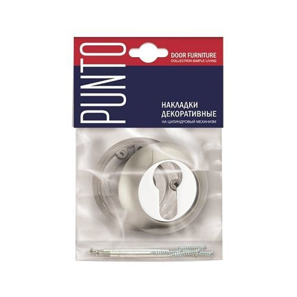 Накладка под цилиндр PUNTO ET TL SSC-16 сатин.хром /40167/