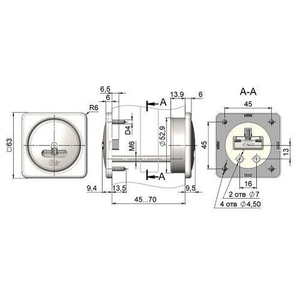 Броненакладка КРИТ-М БнС-К17/12 Чб черный