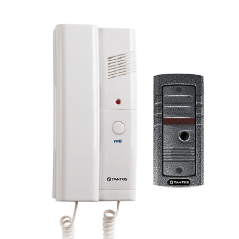 Комплект аудиодомофона TANTOS TS-203Kit (белый)