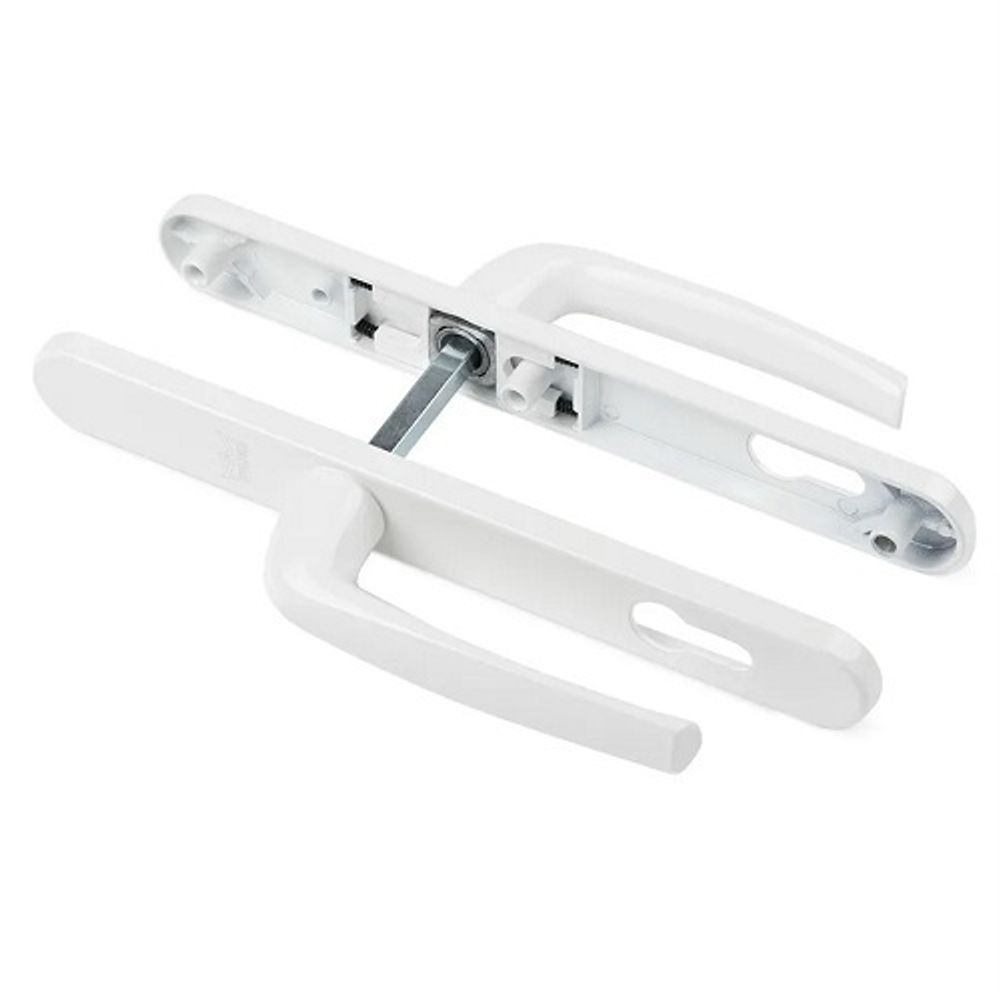 Комплект ручек на планке DORMA bremen 92/30/8мм белая (RAL9016)